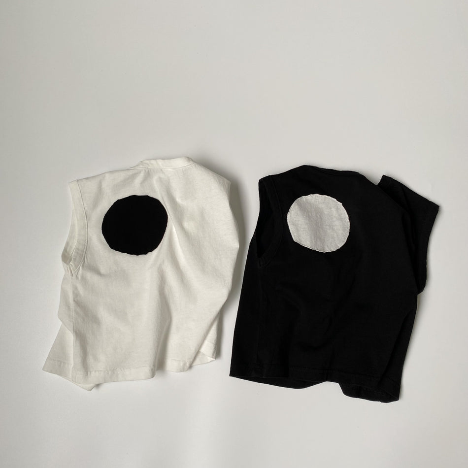 Korean-Style Sleeveless Summer Tank Top for Boys & Girls