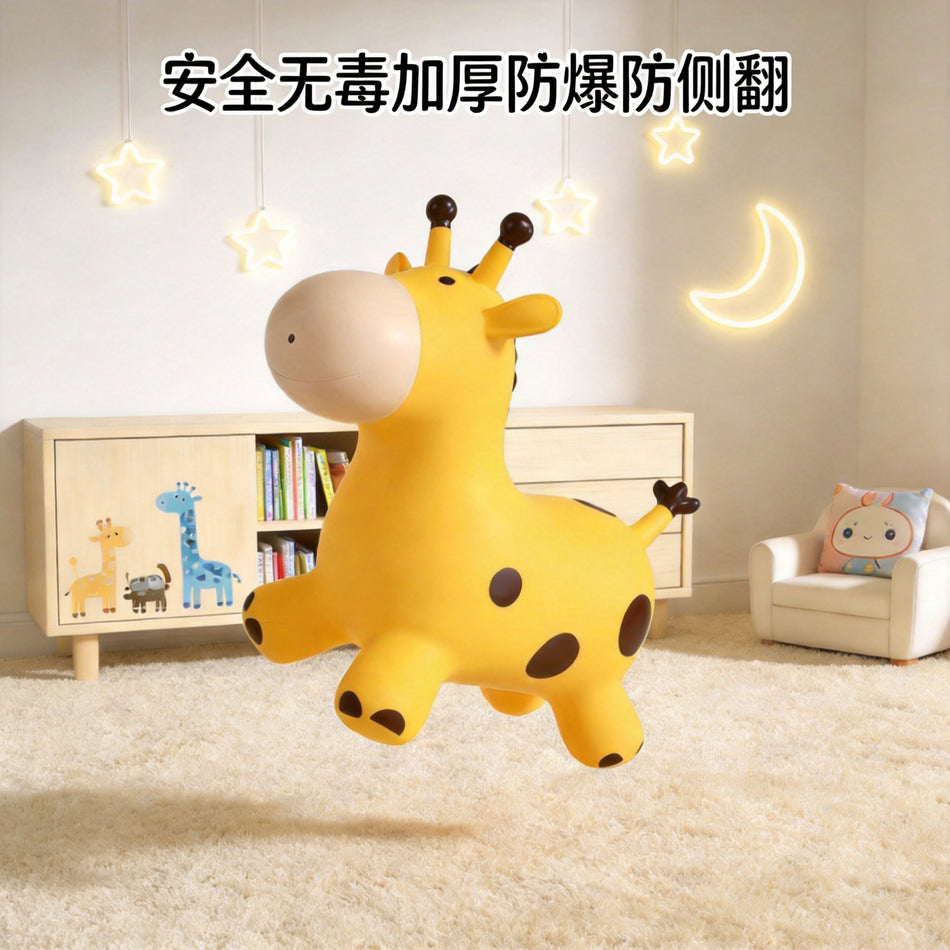 Thickened Non-Toxic Animal Bouncer with Music Device