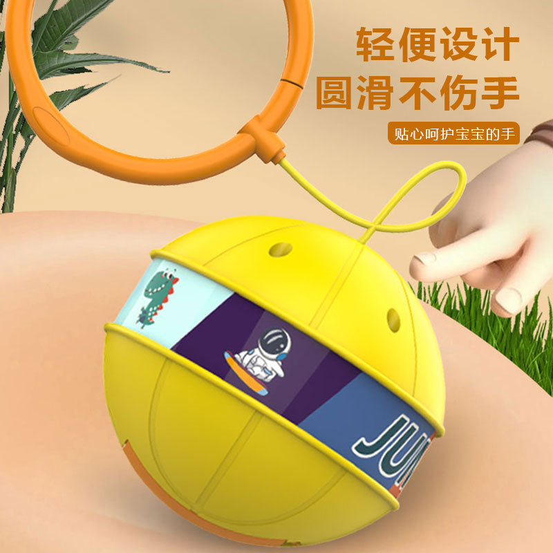 Single-Foot Flashing Jump Ring & Sensory Fitness Toy for Children