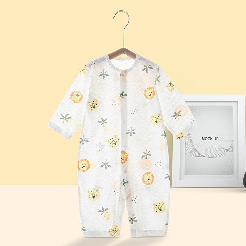 Baby Pure Cotton Thin Summer Air-Conditioning Romper