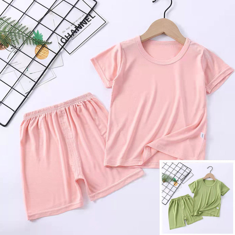 Unisex Children's Short-Sleeve Pajama & Loungewear Set