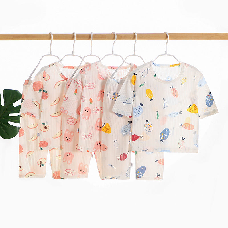 Unisex Infants' Pure Cotton Loungewear Suit