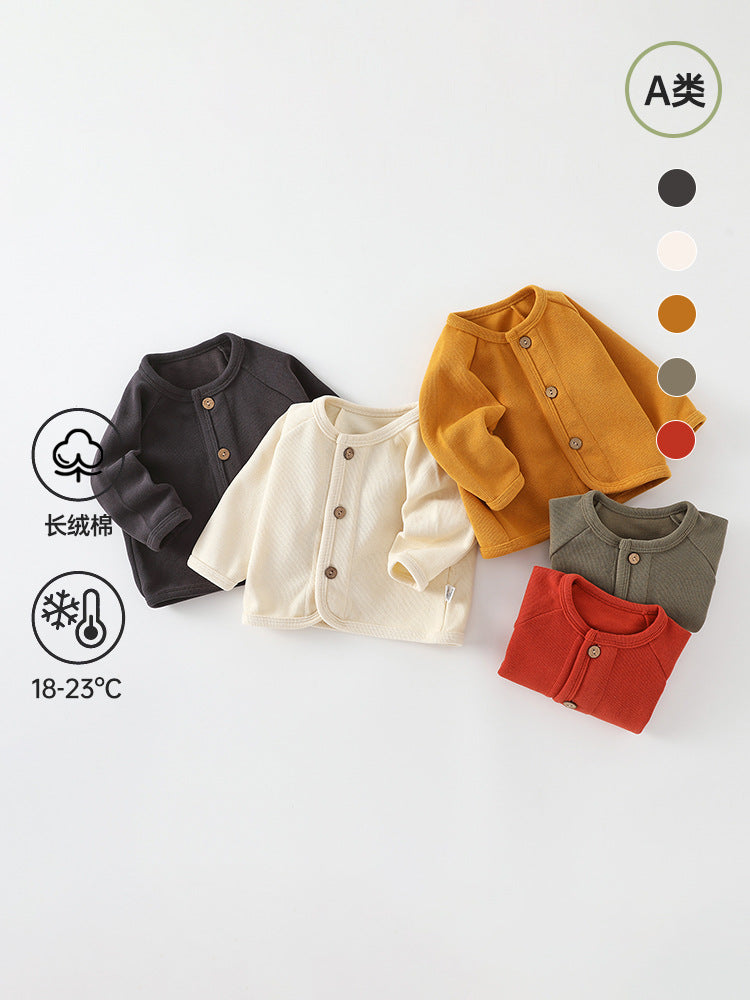 Baby Cotton Knit Cardigan Sweater for Spring & Autumn