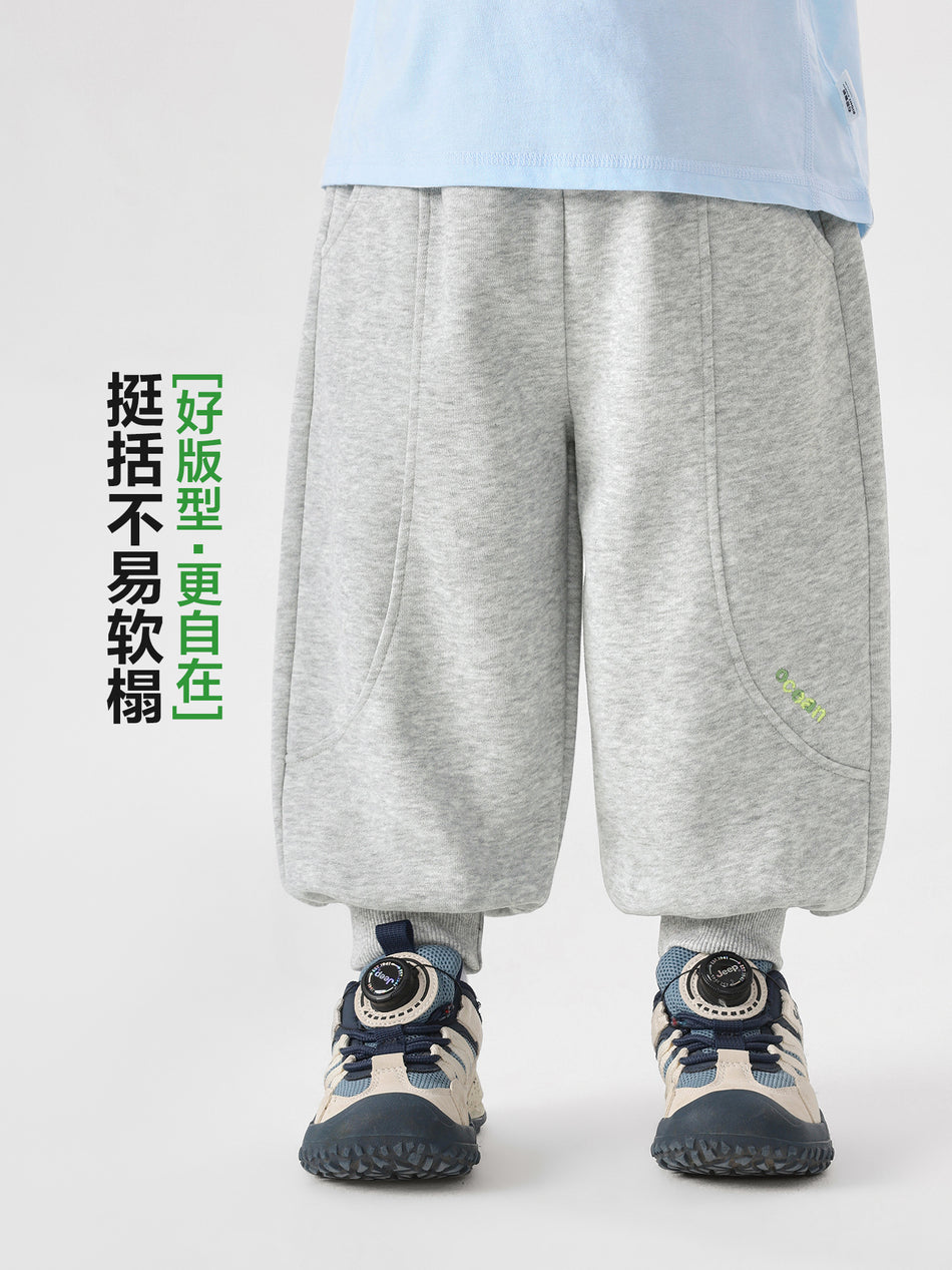 Boys' Cotton Sweatpants Casual Long Pants for Spring Autumn