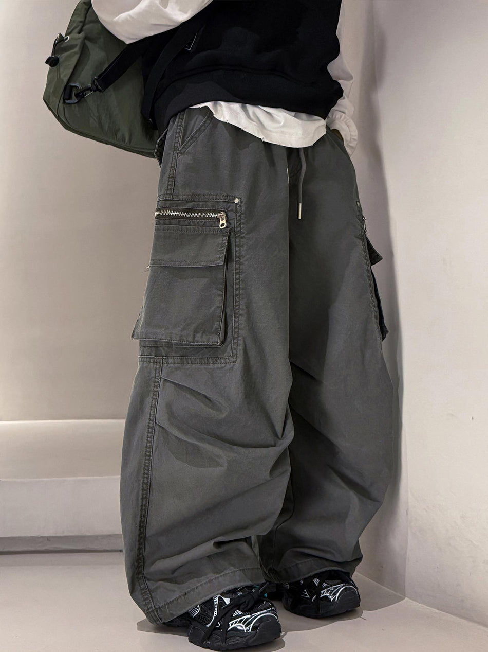 Boys' Cotton Cargo Pants for Spring and Autumn Casual Wear