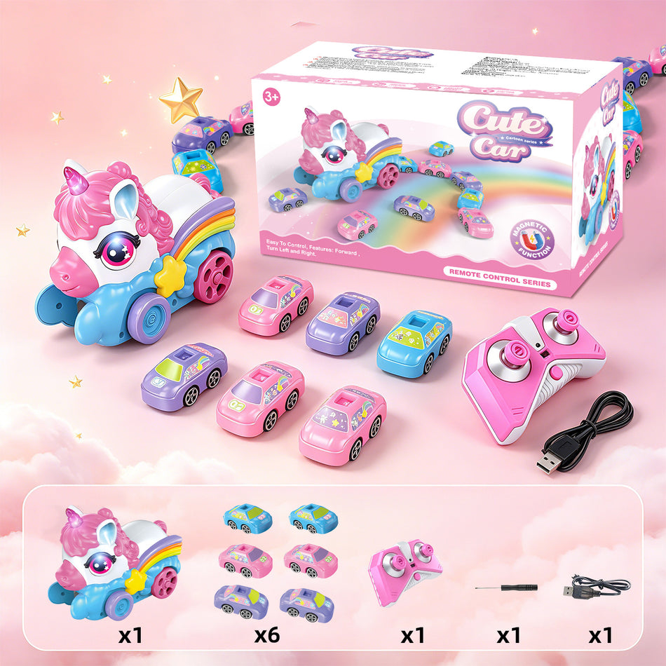 Remote Control Magnetic Greedy Unicorn Interactive Battle Toy Car