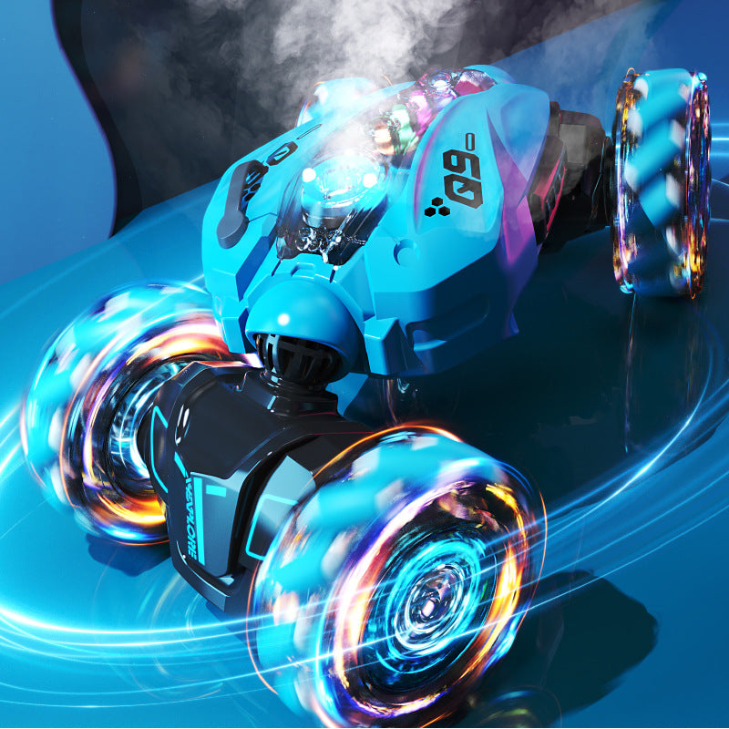 360° Gesture Sensing Twist Drift Car with Light and Spray