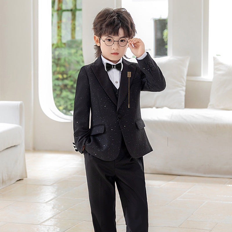 Boys' British Style Gentleman Formal Suit Set
