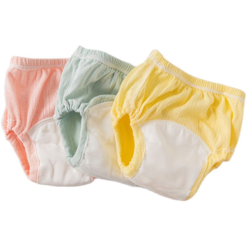 3-Pack Pure Cotton Waterproof Baby Training Pants