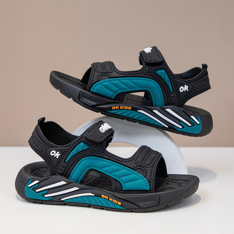 Boys’ Summer Beach Sandals Soft Sole Non-Slip Kids’ Shoes