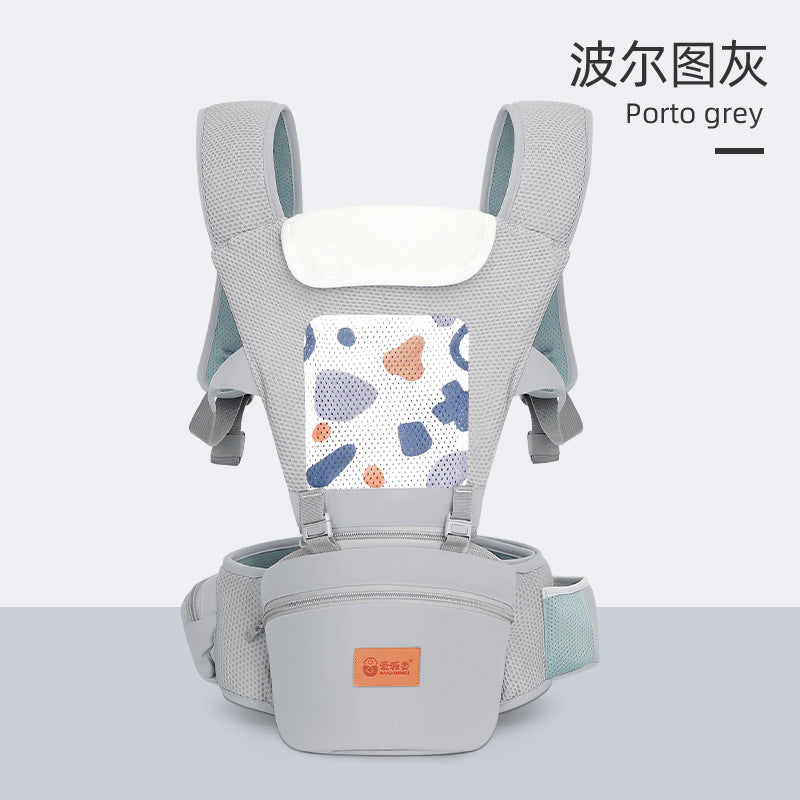 Aiyuanmei Baby Waist Stool Carrier, Front and Rear Use