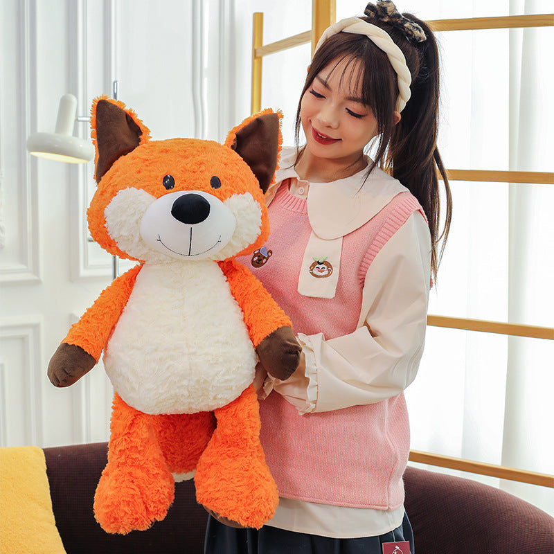 Fox Plush Toy, Soft PP Cotton Stuffed Animal Gift