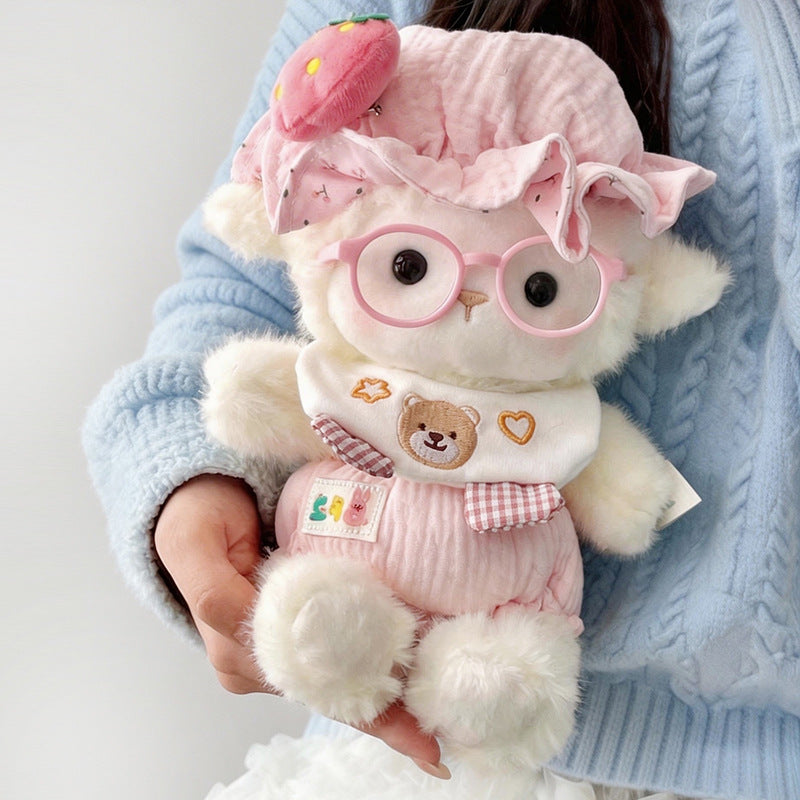 Baby Sheep Plush Toy, Soft Cartoon Comfort Doll
