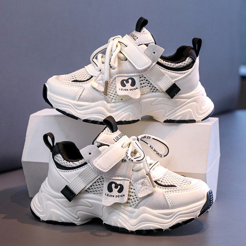 Boys Breathable Mesh Sneakers Lightweight Casual Running Shoes