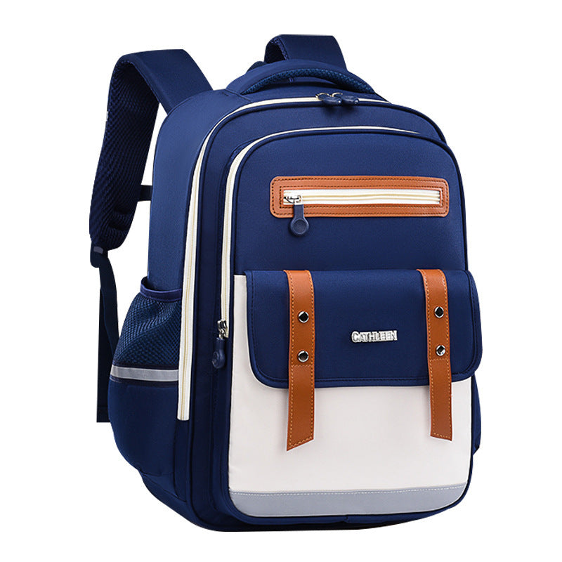 Spine-Protecting School Backpack for Boys and Girls Grades 1–6