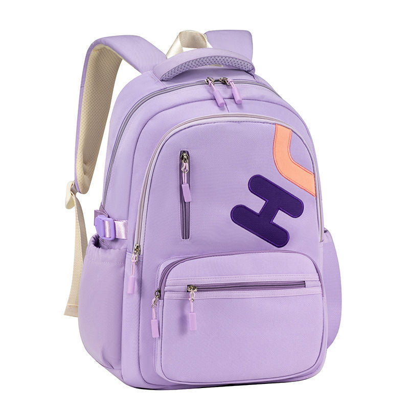 Large Capacity School Backpack with Spine Protection Grades 3–9