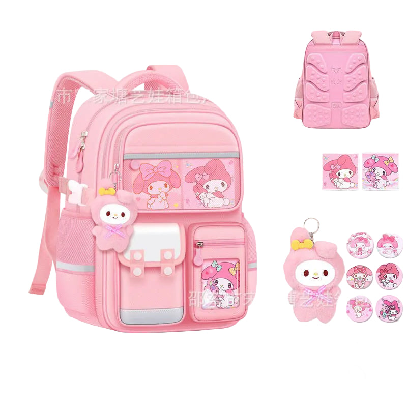 Lightweight Spine-Protecting School Backpack for Grades 1–6