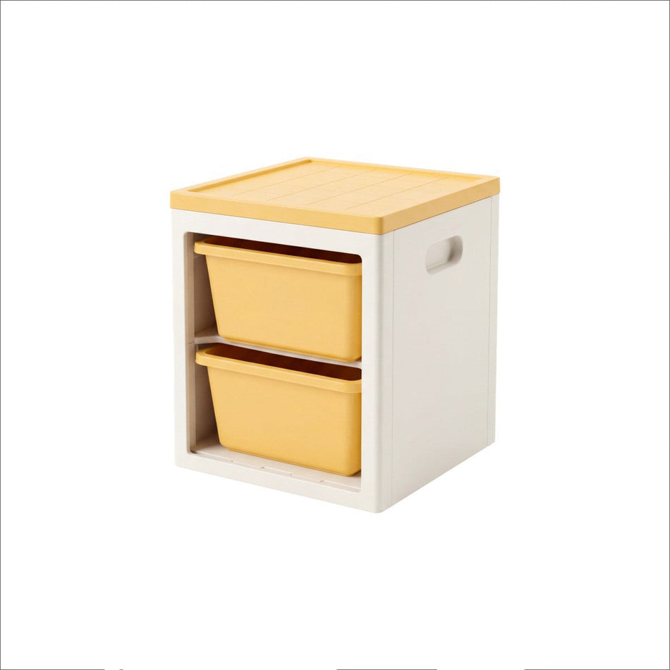 Foldable Drawer Storage Cabinet for Kids' Toys and Books