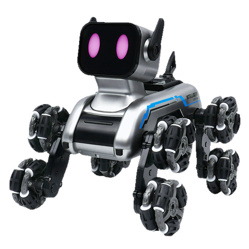 Eight-Wheel Stunt Robot Dog Remote Control Toy