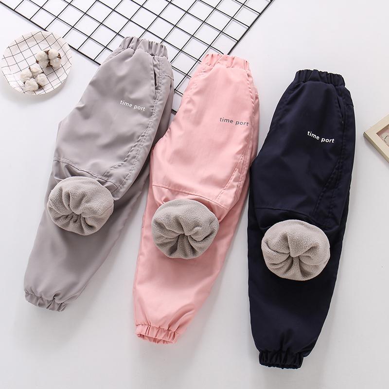 Boys Warm Polyester Pants, Winter Casual