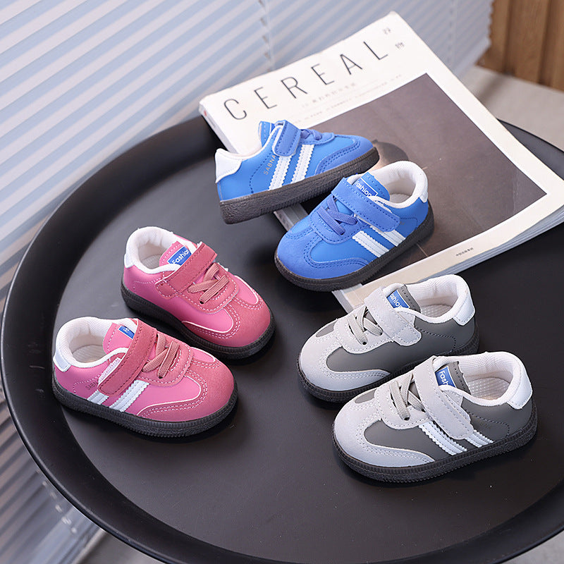 Soft-Sole Anti-Slip Toddler Shoes with Velcro Strap