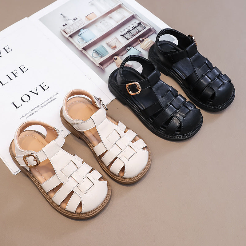Dance Ma Leather Princess Sandals, Closed-Toe Fit