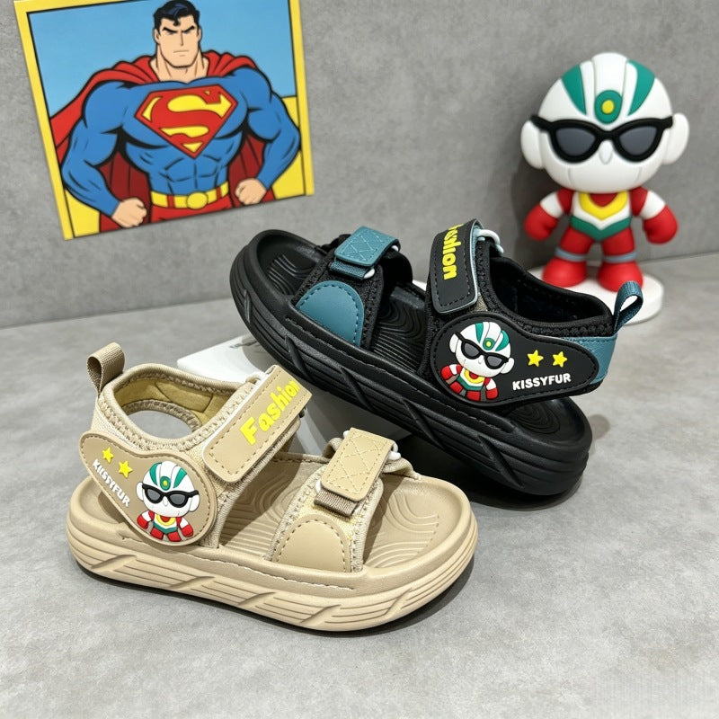 Open-Toe Kids' Sandals with Adjustable Back Strap