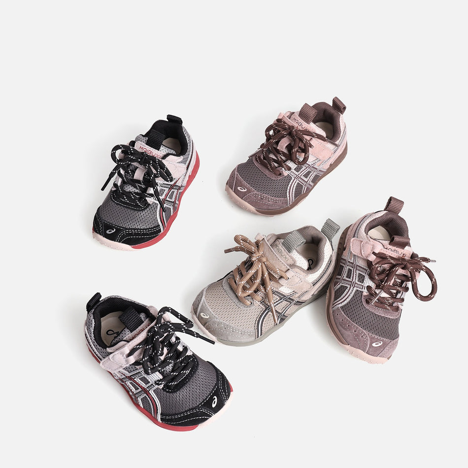 Solid Color Toddler Casual Shoes with Magic Tape Closure