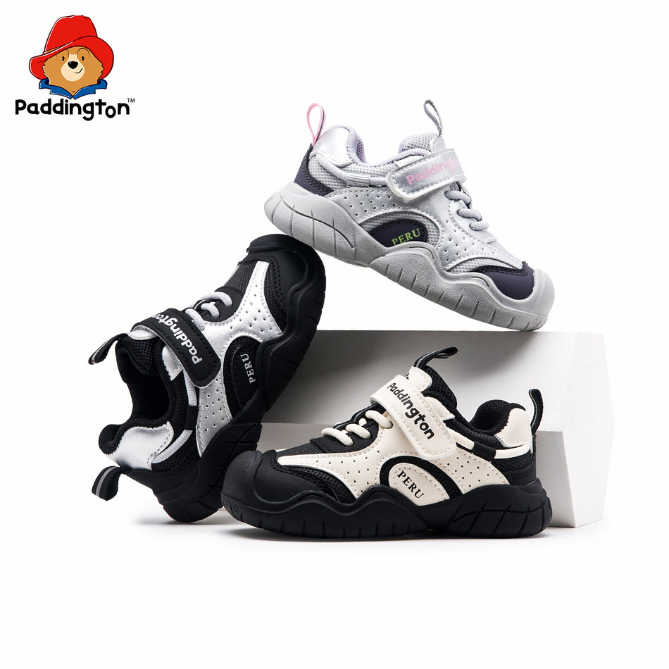 Letter Print Kids' Sport-Casual Shoes with Shock Absorption