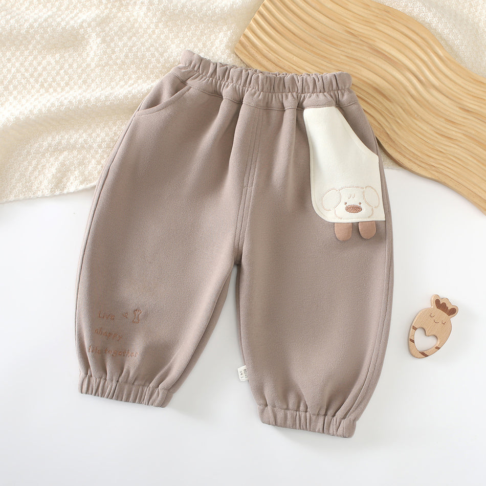 Unisex Baby Cotton Crotchless Pants