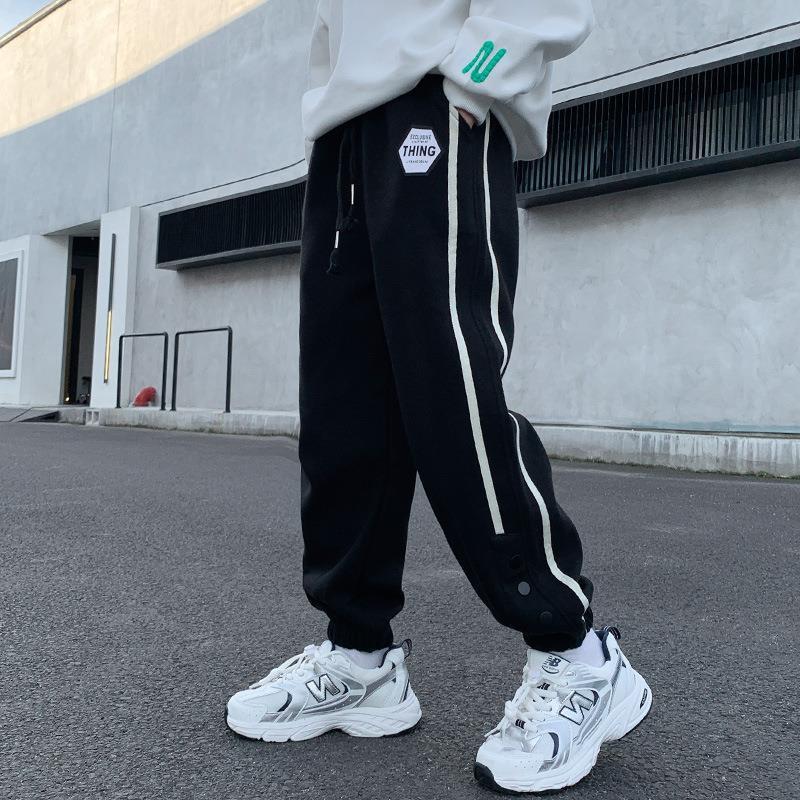 Boys' Cotton Look Autumn Casual Pants