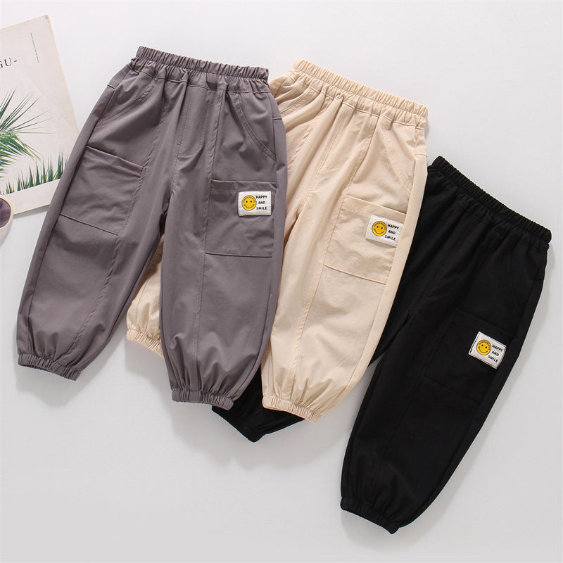 Boys' Nylon Quick-Dry Double-Pocket Pants