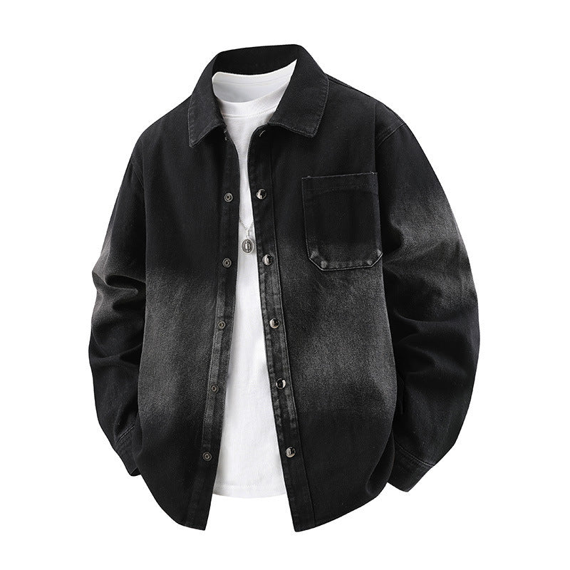 American Style Work Shirt with Coated Cotton Finish