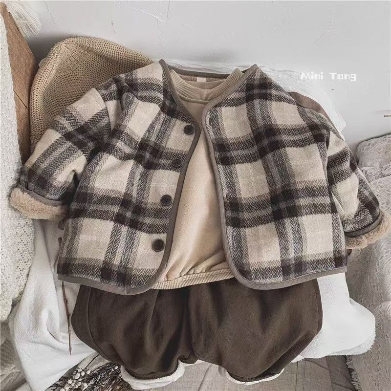 Unisex Cotton Round Outerwear Jacket