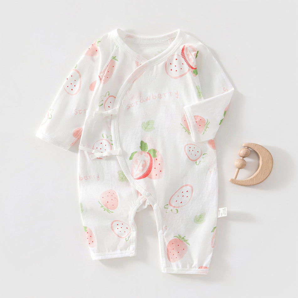 Unisex Pure Cotton Boneless Slanted Tie Jumpsuit
