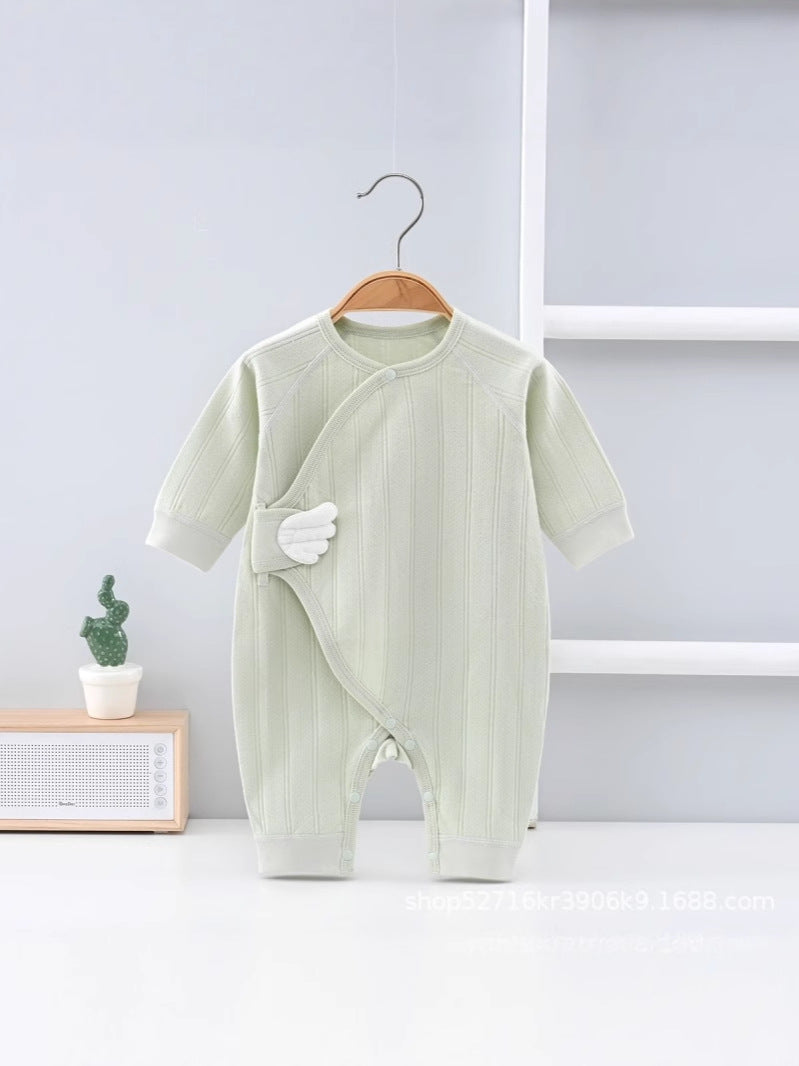 Unisex Cotton Boneless Butterfly Newborn Jumpsuit