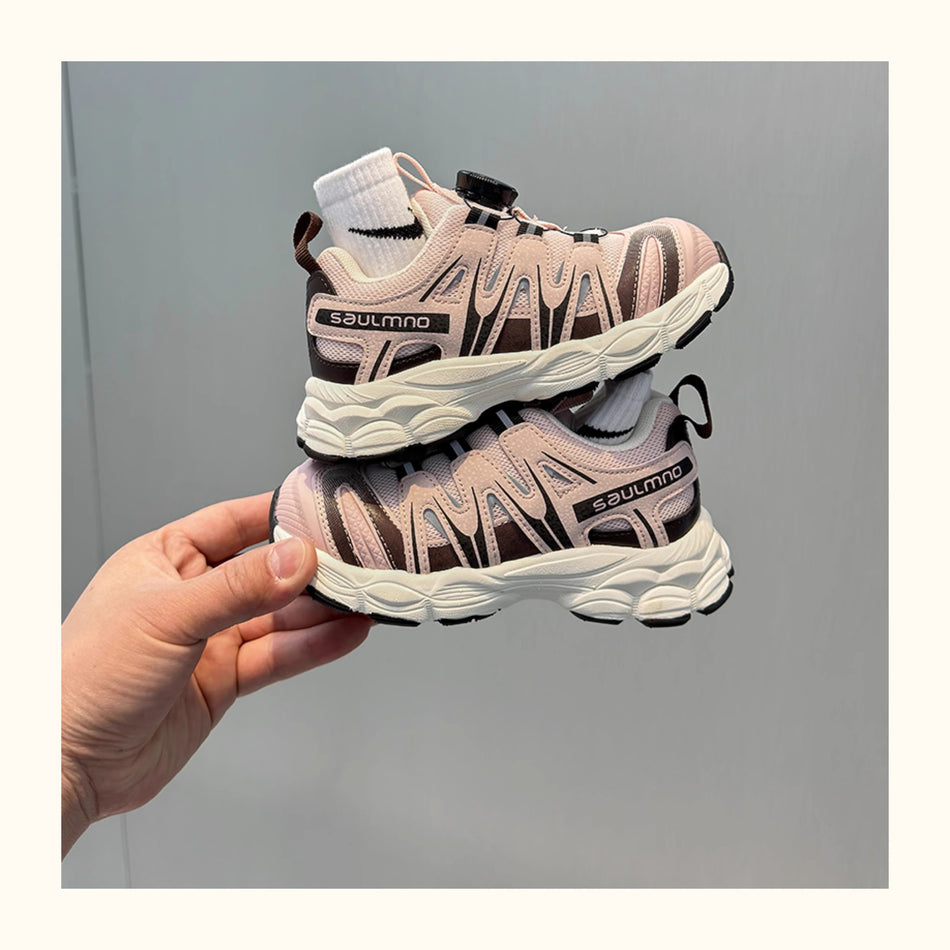 Unisex Kids' Rotating Button Running Shoes
