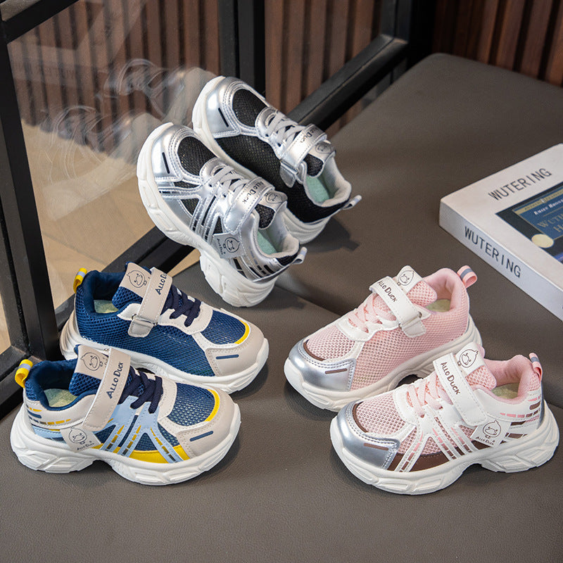 Unisex Kids' Breathable Mesh Soft-Sole Casual Shoes