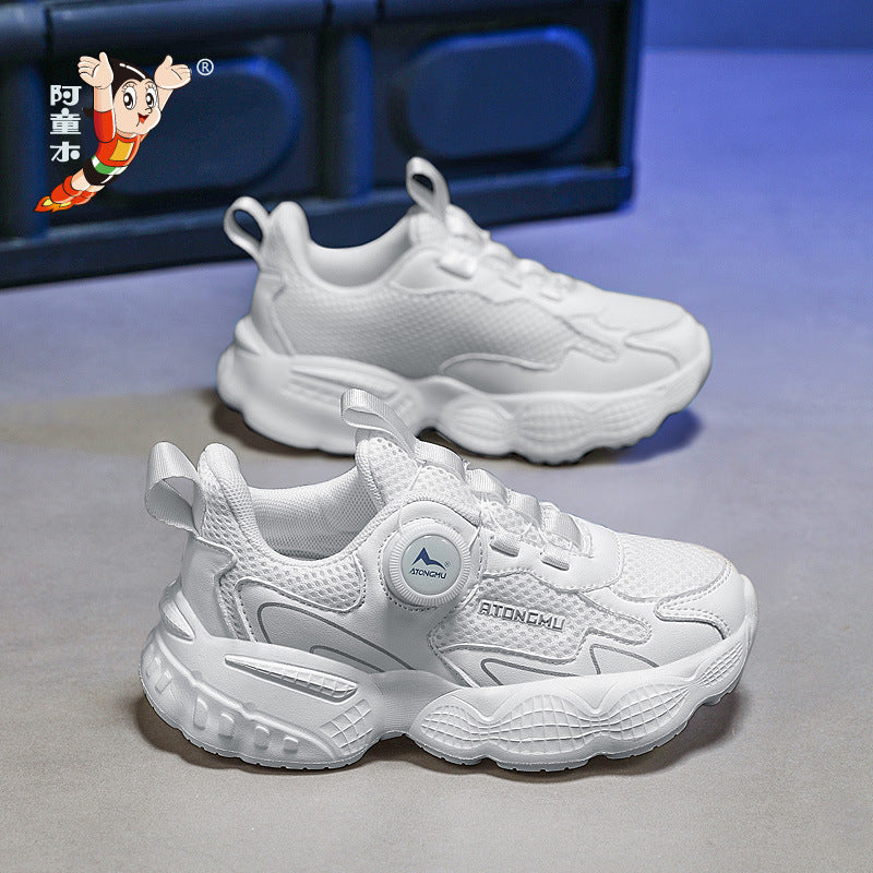 Astro Boy Unisex Rotating-Button Mesh Running Shoes