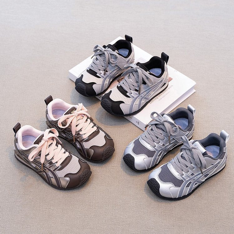 Unisex Kids' German Training Microfiber Mesh Sneakers