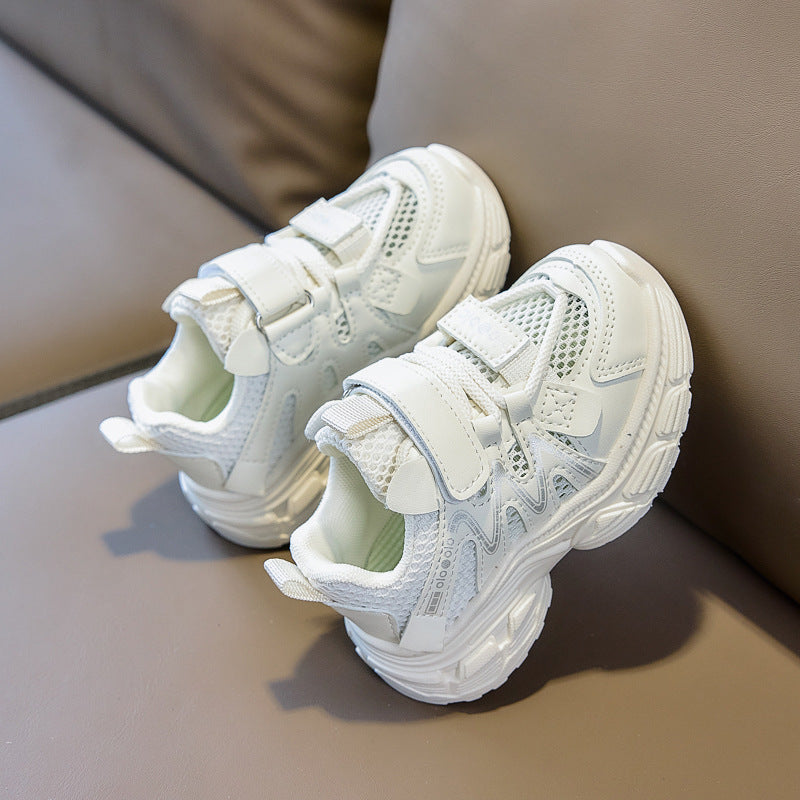 Unisex Kids' Breathable Mesh Soft-Sole Sport Shoes