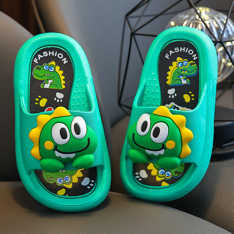 Unisex Kids' 3D Cartoon Animal Flip-Flop Slippers