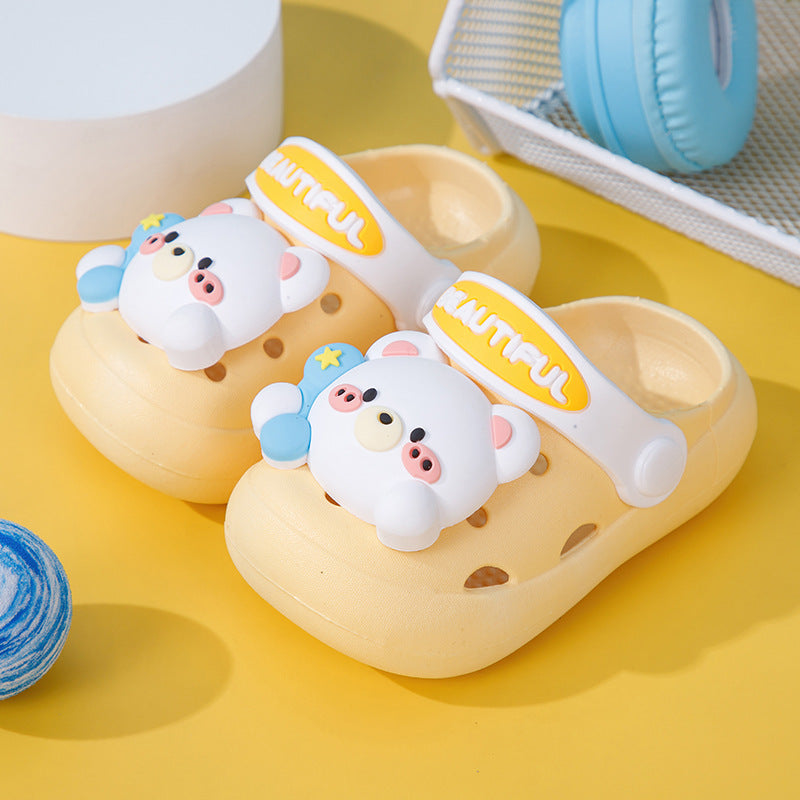 Unisex Kids' 3D Cartoon Waterproof Clog Sandals