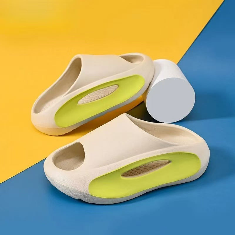 Unisex Kids' Color-Block Foam Slide Sandals