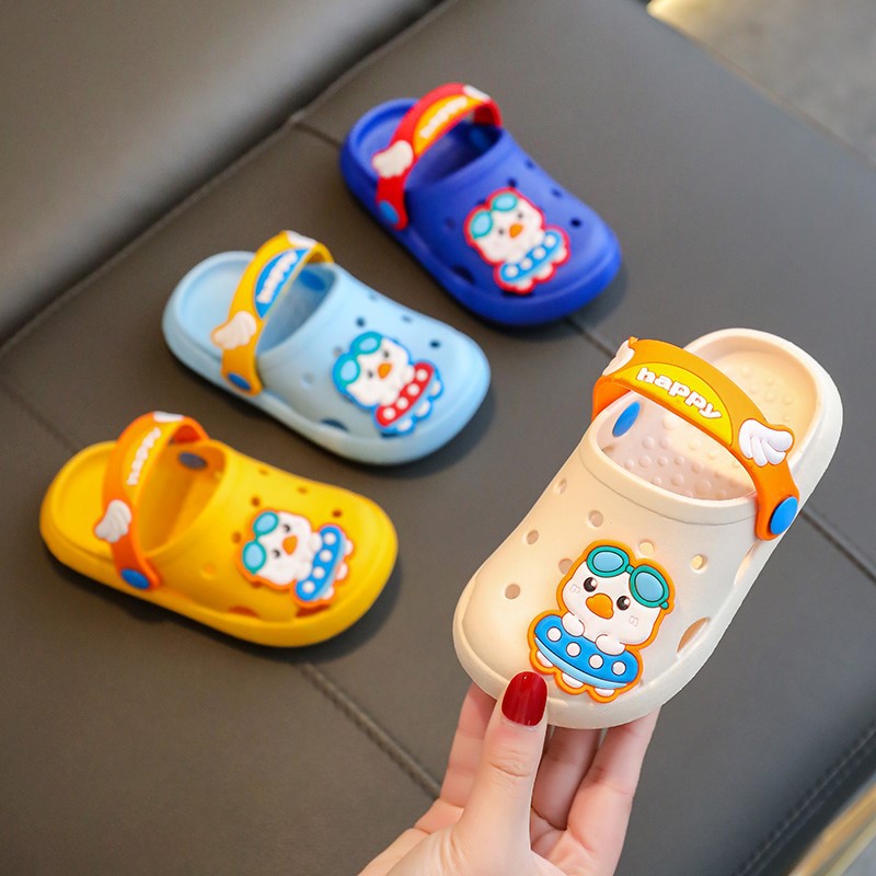Unisex Kids' Cute Duck Non-Slip Sandals