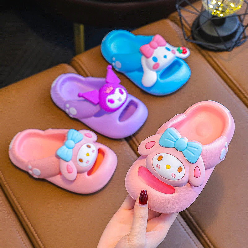 Unisex Kids' Cartoon Breathable Soft-Sole Sandals