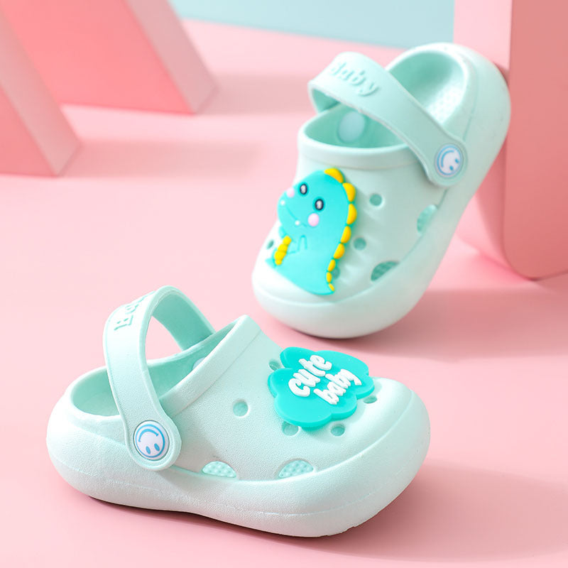 Unisex Toddlers' Cute Cartoon Animal Soft-Sole Clog Sandals
