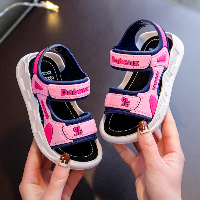 Unisex Kids' Solid Non-Slip Sandals