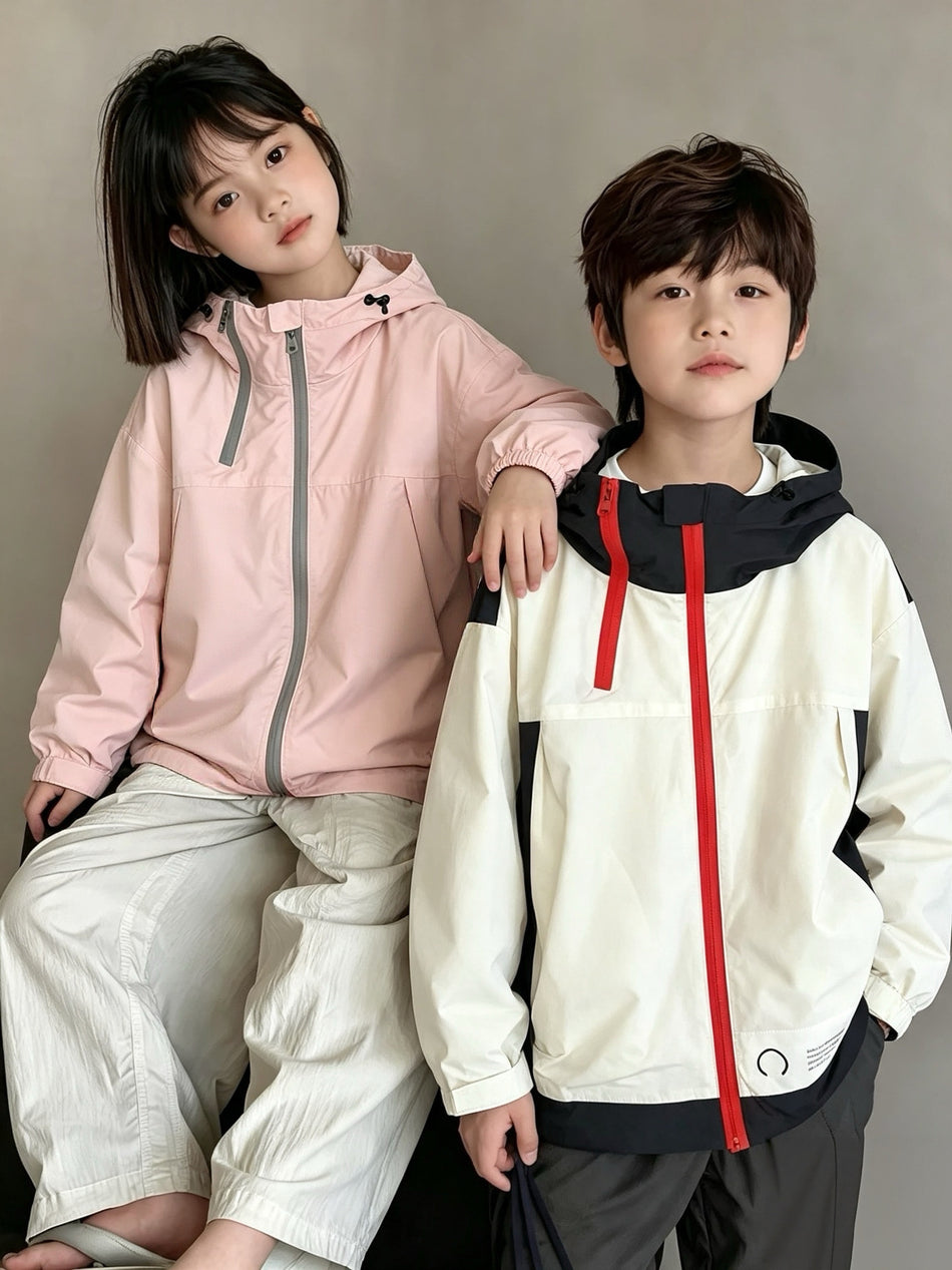 Unisex Fully Taped Seams Waterproof Outdoor Hooded Jacket