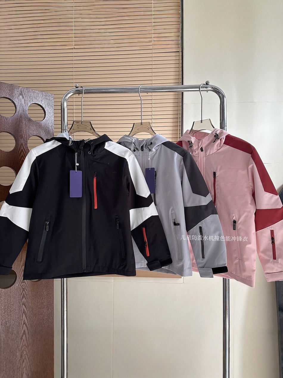Unisex Waterproof Detachable Hooded Outdoor Jacket